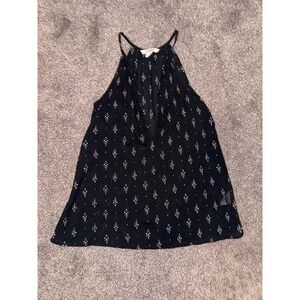Old Navy Black and White‎ V-Neck Tank Top - Small